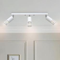 Світильник стельовий MSK Electric Teramo спот поворотний на три плафони білий NL 180501-3 WH