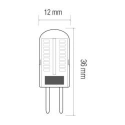 LED лампа 3W капсула G4 Horoz Electric MICRO-3 2700К 220V тепле світло 001-010-0003-010