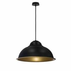 Світильник підвісний в стилі лофт MSK Electric Dome СП 3614 BK+GD
