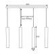 Світильник підвісний MSK Electric Tube NL 3522-4