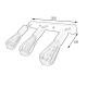 Светильник в стиле лофт с поворотным механизмом MSK Electric Asket NL 1222-3 W