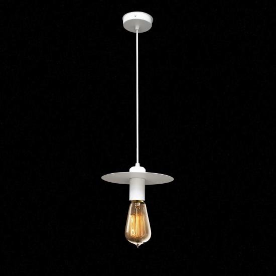 Світильник підвісний в стилі лофт MSK Electric Disk NL 2009 WH