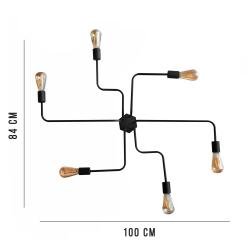 Люстра лофт MSK Electric Maze павук NL 10084/6