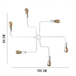 Люстра лофт MSK Electric Maze паук NL 10084/6 W