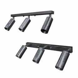 Світильник в стилі лофт MSK Electric Tube спот з поворотним механізмом NL 1105-3 SILVER