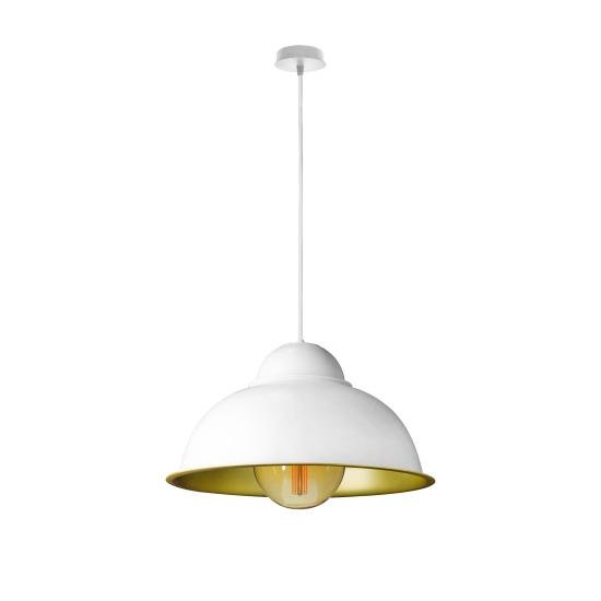 Світильник підвісний в стилі лофт MSK Electric Dome СП 3614 WH+GD