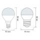 LED лампа "кулька" G-45 10w 4200k E-27 Horoz Elite-10