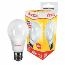 Светодиодная лампа 10W A60 Sokol Led Е27 4100К