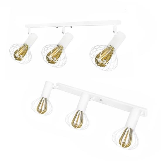 Светильник лофт настенно-потолочный MSK Electric Lotus NL 14151-3 WH