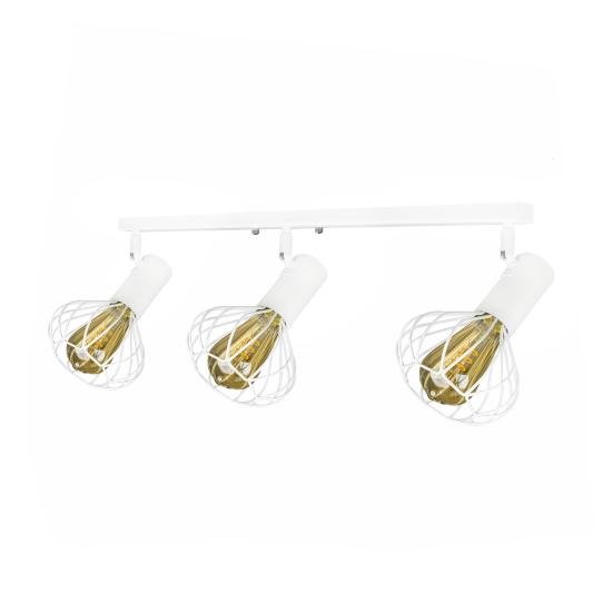Светильник лофт настенно-потолочный MSK Electric Lotus NL 14151-3 WH