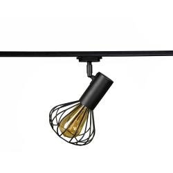 Світильник трековий MSK Electric Lotus в стилі лофт NT 14151-1 BK