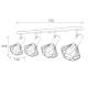 Светильник лофт MSK Electric Diadem настенно-потолочный NL 22151-4 CR хром