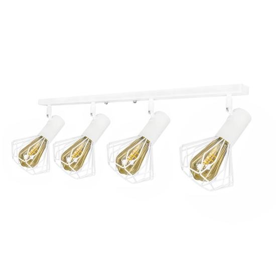 Світильник лофт MSK Electric Diadem настінно-стельовий NL 22151-4W білий