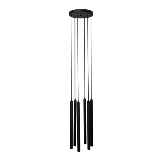 Светильник MSK Electric Beatrice подвесной на круглой основе NL 3045-6R BK