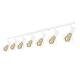Светильник лофт MSK Electric Diadem потолочный NL 22151-7 WH