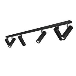 Світильник стельовий MSK Electric Telescope з повортними плафонами NL 22501-6 BK