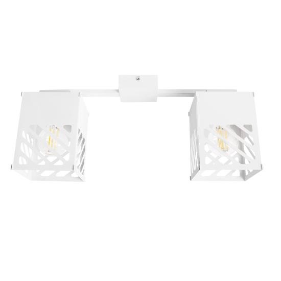 Люстра лофт MSK Electric Urban на два плафона белая NL 2410-2 WH