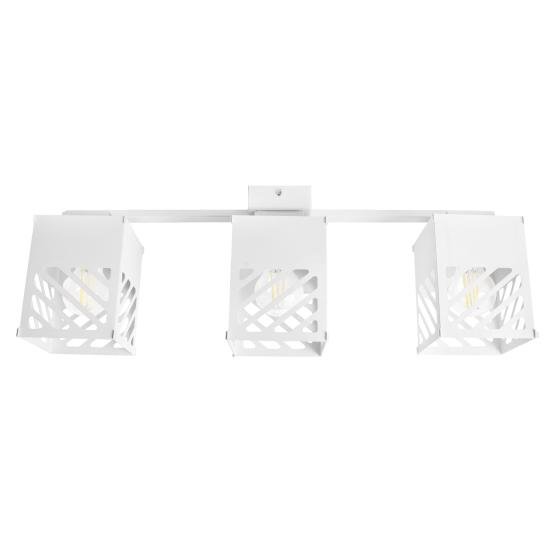 Люстра лофт MSK Electric Urban на три плафона белая NL 2410-3 WH