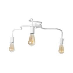 Люстра лофт MSK Electric Laminari потолочная на три лампы NL 17503-3 WH