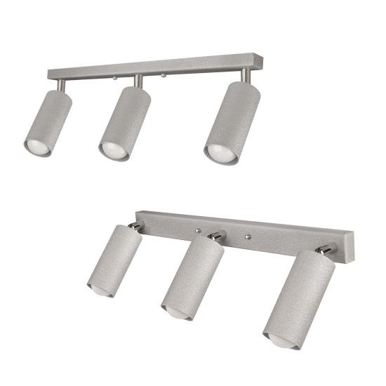 Світильник MSK Electric Tube спот з поворотними механізмами MR 1105-3 GR