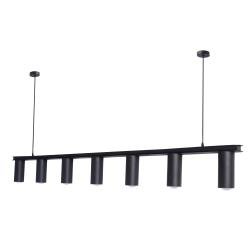 Люстра підвісна MSK Electric Tube у стилі лофт NL 2450-7 BK