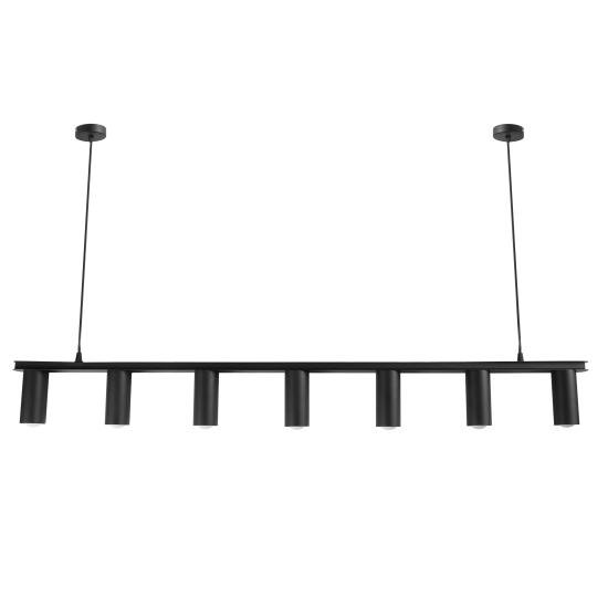 Люстра подвесная MSK Electric Tube в стиле лофт NL 2450-7 BK