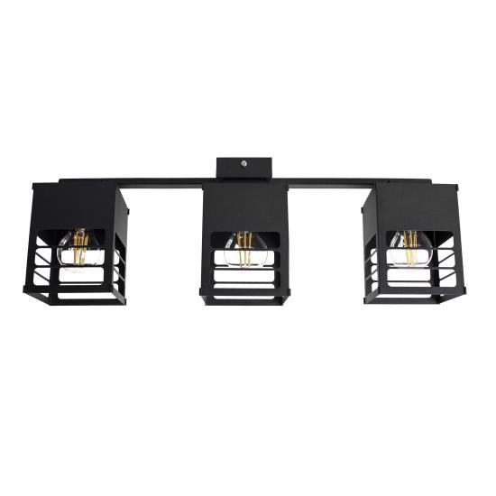 Люстра лофт MSK Electric Urban на три черных плафона NL 2310-3 BK