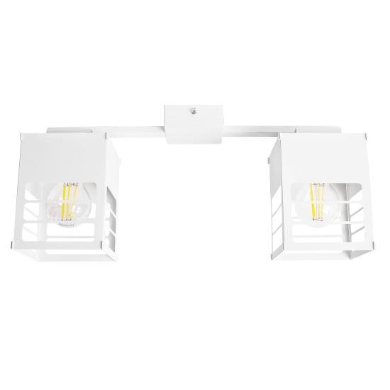Люстра лофт MSK Electric Urban на два плафона белая NL 2310-2 WH