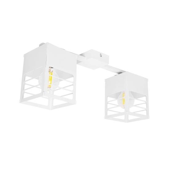 Люстра лофт MSK Electric Urban на два плафона белая NL 2310-2 WH