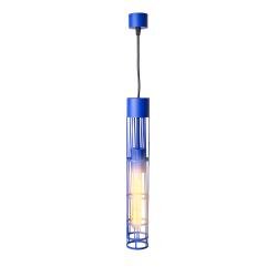 Светильник подвесной MSK Electric Flow в стиле лофт под лампу Е27 синий NL 6040 BL