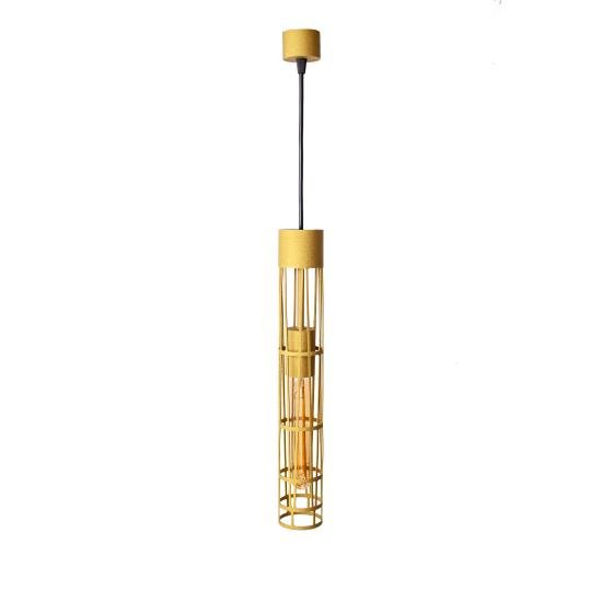 Светильник подвесной MSK Electric Flow в стиле лофт под лампу Е27 золото MR 6040 GD