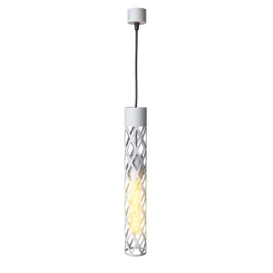 Светильник подвесной MSK Electric Flow в стиле лофт под лампу Е27 серый MR 6041 GR