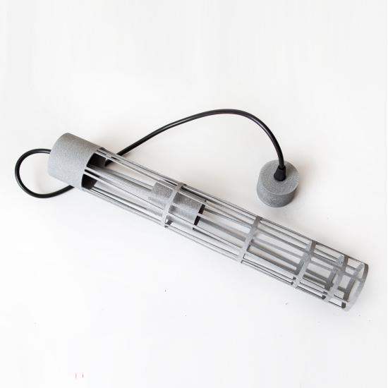 Светильник подвесной MSK Electric Flow в стиле лофт под лампу Е27 серый MR 6040 GR