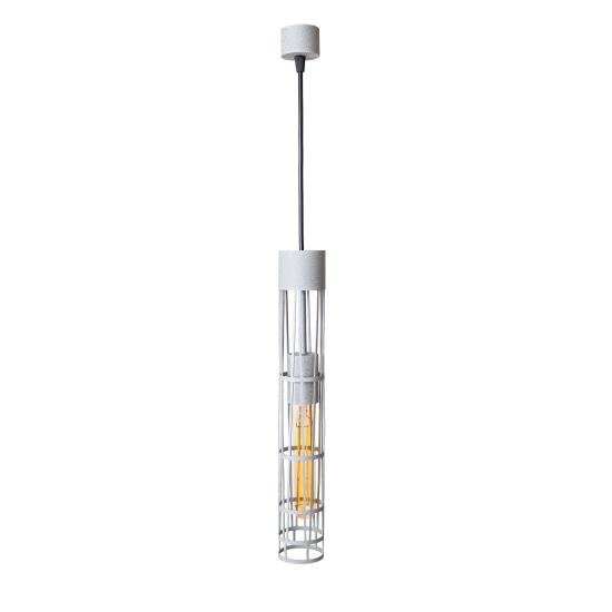 Светильник подвесной MSK Electric Flow в стиле лофт под лампу Е27 серый MR 6040 GR