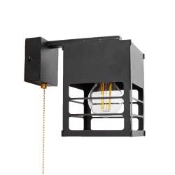 Бра у стилі лофт MSK Electric Urban під лампу Е27 NL 2310-1 BK