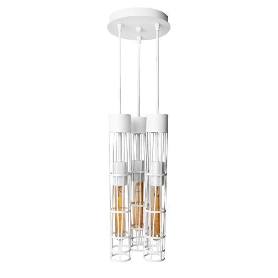 Светильник подвесной MSK Electric Flow в стиле лофт на круглом основании NL 6040-3R WH