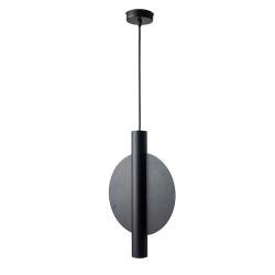 Світильник підвісний в стилі лофт MSK Electric Disk під лампу Е27 NL 2650 BK