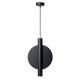 Светильник подвесной в стиле лофт MSK Electric Disk под лампу Е27 NL 2650 BK