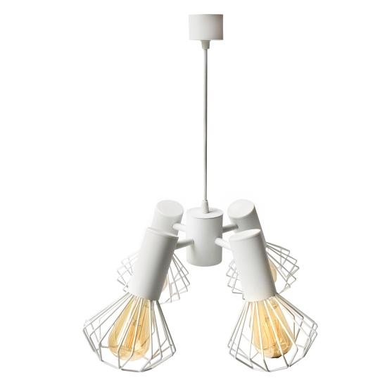Люстра подвесная MSK Electric Diadem на четыре плафона Е27 NL 22153-4 WH