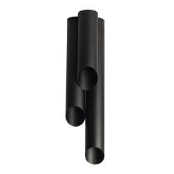 Потолочный светильник MSK Electric Slice под три лампы Е27 NL 382819 BK+BK