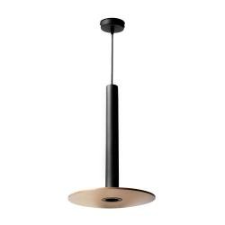 Світильник підвісний у стилі лофт MSK Electric Disk під лампу Е14 NL 26501 BK+CP чорний+мідь