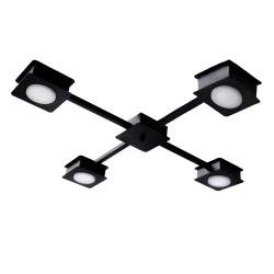 Люстра стельова MSK Electric Space на чотири плафони під лампи GX53 чорна NL 12040-4 BK