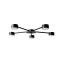 Люстра потолочная MSK Electric Copter на пять круглых плафонов под лампы GX53 черная NL 8040-5 BK