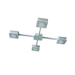 Люстра стельова MSK Electric Space на чотири плафони під лампи GX53 NL 12040-4 WH білий