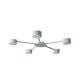 Люстра потолочная MSK Electric Copter на пять круглых плафона под лампы GX53 NL 8040-5 WH белый