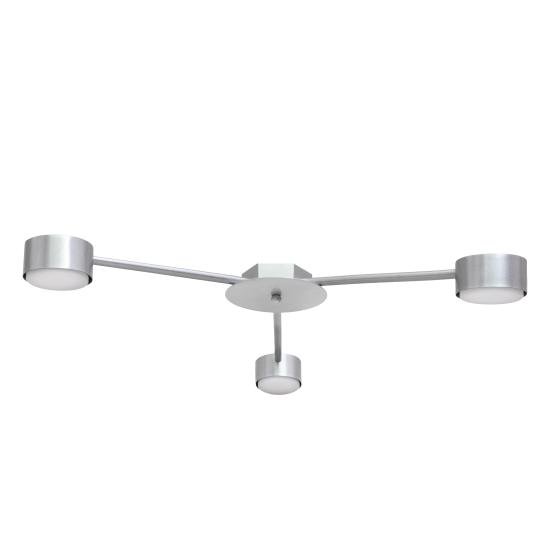 Люстра потолочная MSK Electric Copter на три круглых плафона под лампы GX53 NL 8040-3 AL