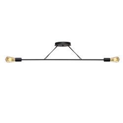 Люстра підвісна MSK Electric Asket на дві лампи Е27 NL 10320-2 BK чорна