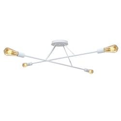 Люстра підвісна MSK Electric Asket під чотири лампи Е27 NL 10320-4 WH біла