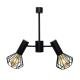 Люстра MSK Electric Diadem на два плафона Е27 черная NL 22152-2 BK