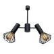 Люстра MSK Electric Diadem на два плафона Е27 черная NL 22152-2 BK